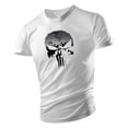 thumbnail image 3 of Camiseta holgada y transpirable para hombre, Top deportivo informal de gran tamaño para correr, Fitness, estampado de Calavera, ropa de calle de Hip-Hop, 4XL, 3 of 4
