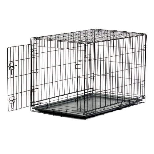Blue Beagle Dog Folding Crate, 36" Large Single Door Kennel