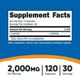 thumbnail image 5 of Nutricost L-Leucine 2,000mg Supplement, 120 Vegetarian Capsules, 30 Servings, 5 of 5