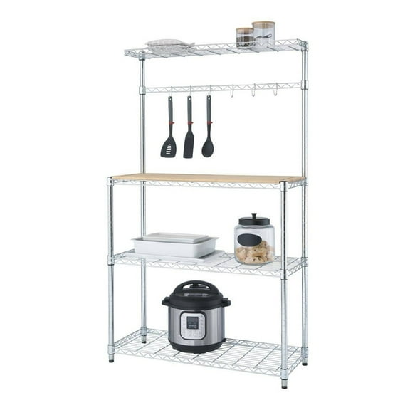 TRINITY EcoStorage® 36x14x60 Commercial Baker's Rack - Chrome