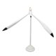 thumbnail image 2 of Estatua de gaviota, estilo de equilibrio blanco, base estable de madera duradera, figura de ave marina ampliamente utilizada para cafetería de oficina familiar, 2 of 5