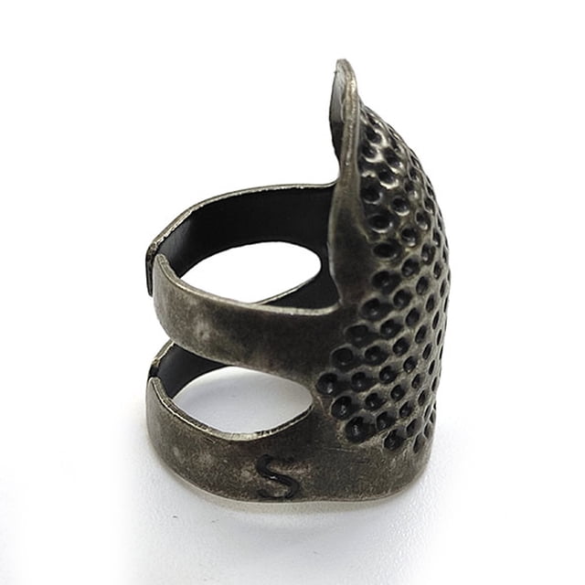 Cateissary Anillo de dedal de latón de protección, de trabajo duro, manualidades hechas a mano, accesorios de manualidades DIY para Type3 NO3
