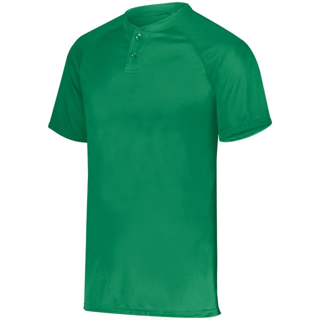 Augusta sportswear Chandail de Baseball à Deux Boutons pour Garçon avec Évacuation de l'Humidité