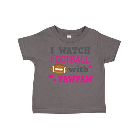

Inktastic I Watch Football with My Pawpaw Gift Toddler Toddler Girl T-Shirt