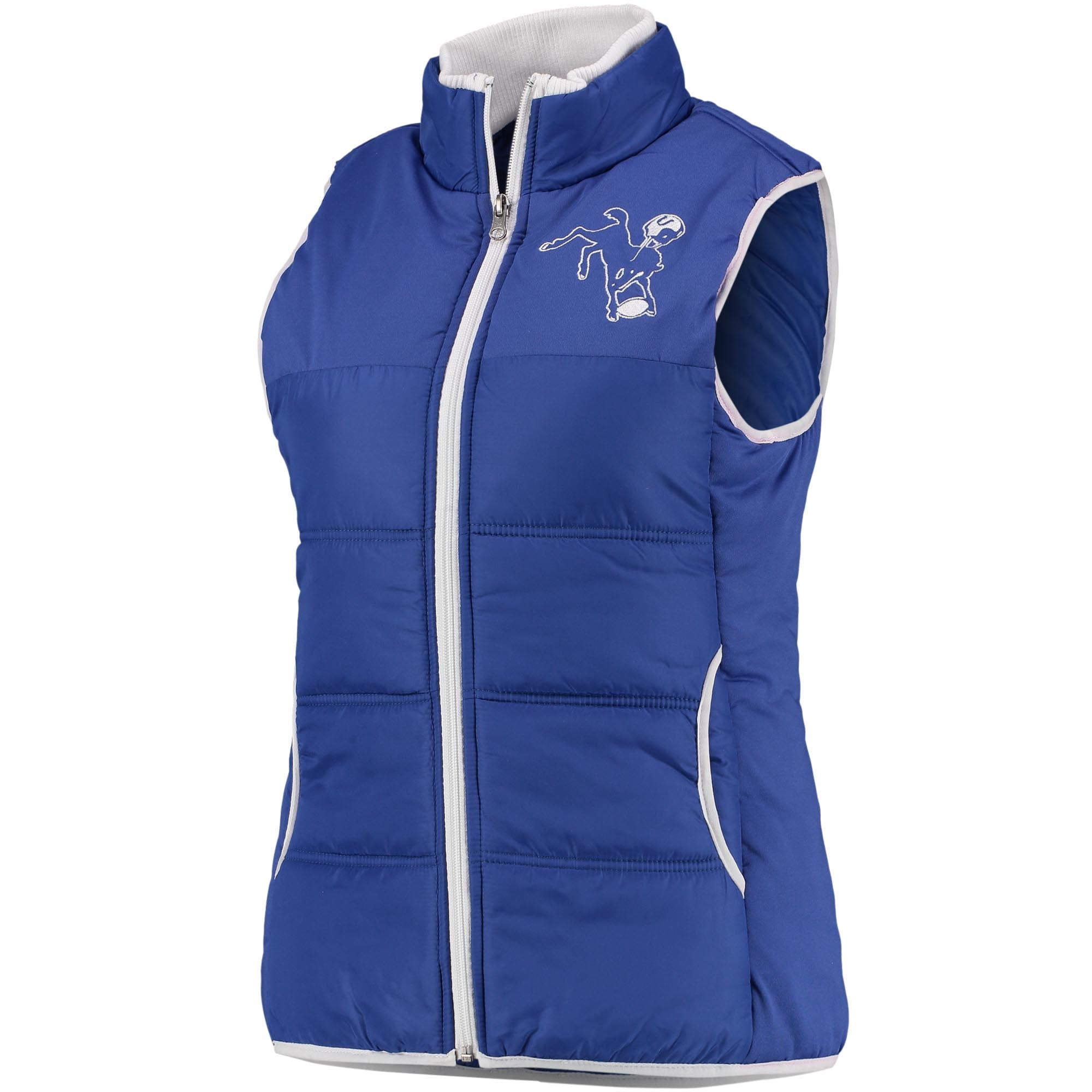 Nitro USA NCAA Women's Circle Quilted Vest with Rhinestone Power 