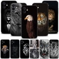 thumbnail image 2 of Funda para Apple iPhone 14 14 13 12 11 Pro Max Mini XS Max XR X 7 8 Plus 6 6S, carcasa, Lobo, perro, gato, pájaro, León, tigre, Animal Fivean unisex, 2 of 2