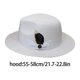 thumbnail image 3 of Bowknot Straw Hat for Male Female Fashion Bonnet Hat Handwoven Panama Hat with Belt Beach Vacation Picnics Sun Hat, 3 of 4