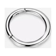 thumbnail image 4 of 316L Surgical Steel Wavy Hinged Piercing Earrings Hoop for Daith Septum Piercing 16 gauge Septum Jewelry 8mm Septum Rings, 4 of 5