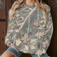 thumbnail image 5 of Makaor Lightweight Sweatshirts for Women Plus Size Crew Neck Tops Camouflage Long Sleeve Pullover Tees Oversized Casual Fall Winter Clothes, 5 of 7