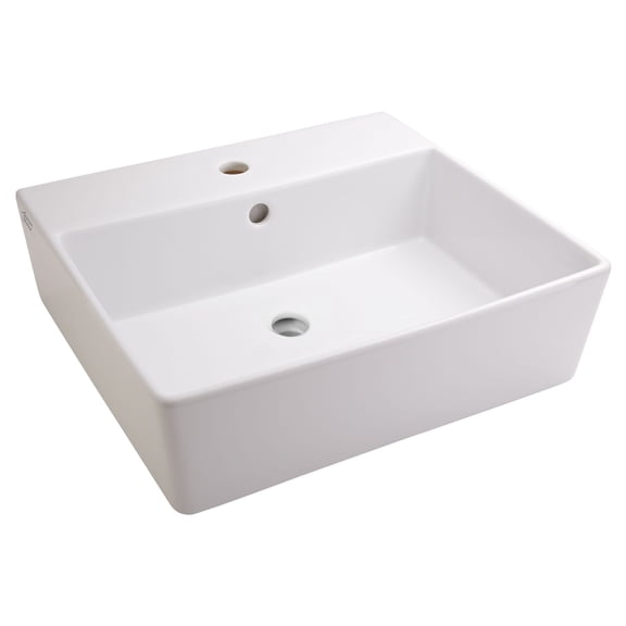 American Standard 0552.001 Loft 19-5/8" Fire Clay Vessel Bathroom Sink - White