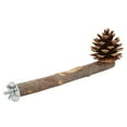 thumbnail image 4 of Applewood Bird Perch, Additional Space Easy To Grasp Exercise Natural Perch Bird Stand Pole Cage Decoration  For Parakeets For Conures 20cm / 7.9in Stand Pole Length, 4 of 8