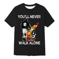 thumbnail image 4 of Autism Awareness Shirt Men: Autism Acceptance T Shirt Autism Support Inspirational Short Sleeve Tee Tops(Black,L), 4 of 4