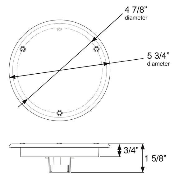 Optronics STL43ABX - STL43 Series 4" Yellow Round Flange Mount Turn Signal Lights