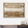 thumbnail image 3 of wall26 Framed Canvas Print Wall Art Minimal Vintage Brown Past Paint Stroke Collage Abstract Shapes Illustrations Modern Art Decorative Contemporary for Living Room, Bedroom, Office - 16x24 Natural, 3 of 5