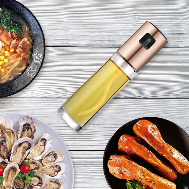 Pulverizador de vinagre de aceite de oliva Botella de spray de aceite Olla a prueba de fugas (Oro rosa) Ndcxsfigh Nuevos Originales