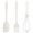 3pcs, variant on LINASHI 3pcs Egg Whisk Silicone Spatula Oil Brush Set, Heat Resistant BPA Free Nonstick Rubber Kitchen Utensil for Baking, Cooking