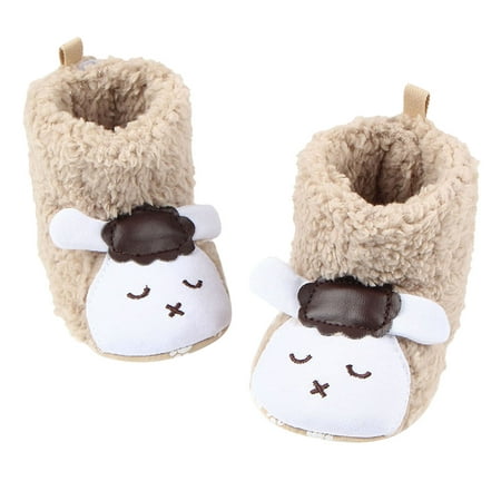 

TALKVE Toddler Baby Girls Boys Plush Animal Shoes Prewalker Sneakers Warm Boots