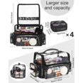 thumbnail image 2 of Funda para brochas de maquillaje NAONAYA con 4 minibolsas profesionales, 2 of 8