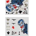 thumbnail image 5 of Pegatinas para ventanas con forma de murciélago, para Halloween, para cubrir ventanas, sin pegamento, con forma de calavera de zombi, con forma de calavera de sol, globos de Halloween, 5 of 5