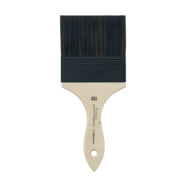 Princeton Catalyst Polytip Bristle Brush - Fan, Long Handle, Size 6 BLICK Art Ma