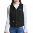thumbnail image 5 of IROINNID Women's Sleeveless Vest Short V-Neck Cover-up Heated Vest For Women Heating Vest Heated Jacket Winter Heating Vest Plus Size For Hunting Hiking, Black, 5 of 5