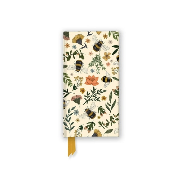 Flame Tree Slimline Journals: Jade Mosinski: Garden Bees (Foiled Slimline Journal) (Hardcover)