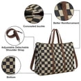 thumbnail image 4 of Bolsa de lona BTOOP para ordenador portátil con celosía para mujer de 15.6 pulgadas, color caqui, 4 of 9