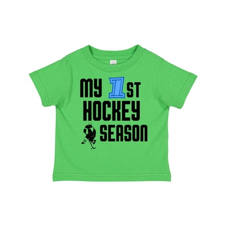 

Inktastic My 1st Hockey Season Gift Toddler Boy Girl T-Shirt