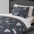 thumbnail image 7 of Kids Safari Bed in a Bag 5 Piece Comforter, Sham & Sheet Set Twin, 7 of 7