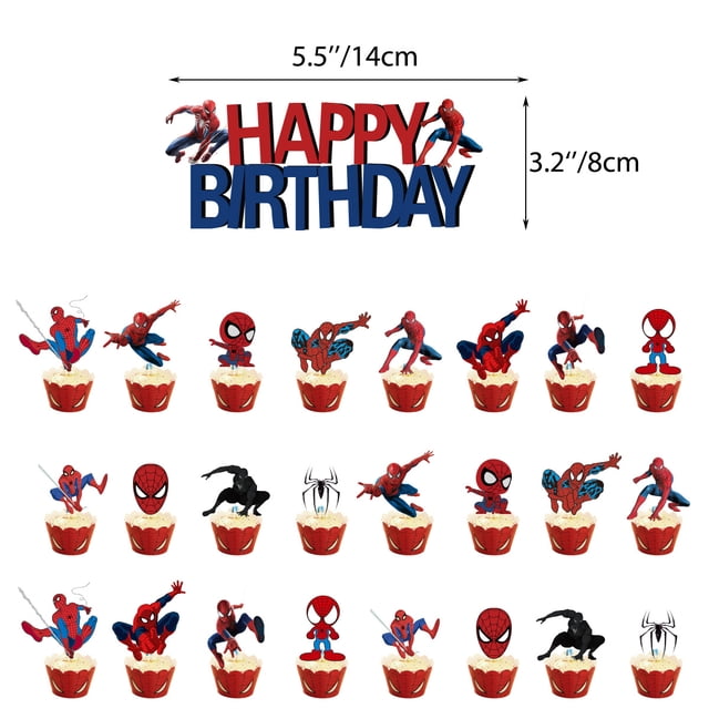 Spider-Man Décoration de Fête d'Anniversaire à Thème