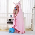 thumbnail image 6 of 24 inch Fits 0-6Y Baby Toddler Cartoon Hooded Baby Towel - Soft Bath Towel with Animals Ears - Ultra Absorbent, Baby Bath Shower Gifts for Boy and Girl Beach, 6 of 8