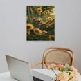 thumbnail image 5 of Sunshine Sunflower Sloth Poster Canvas- Perfect for Wall Artrations, Dining Room Decor, Bedroom Art, Wall Decor Living Room, Wall Art, Frameless 12x16inch, 5 of 7