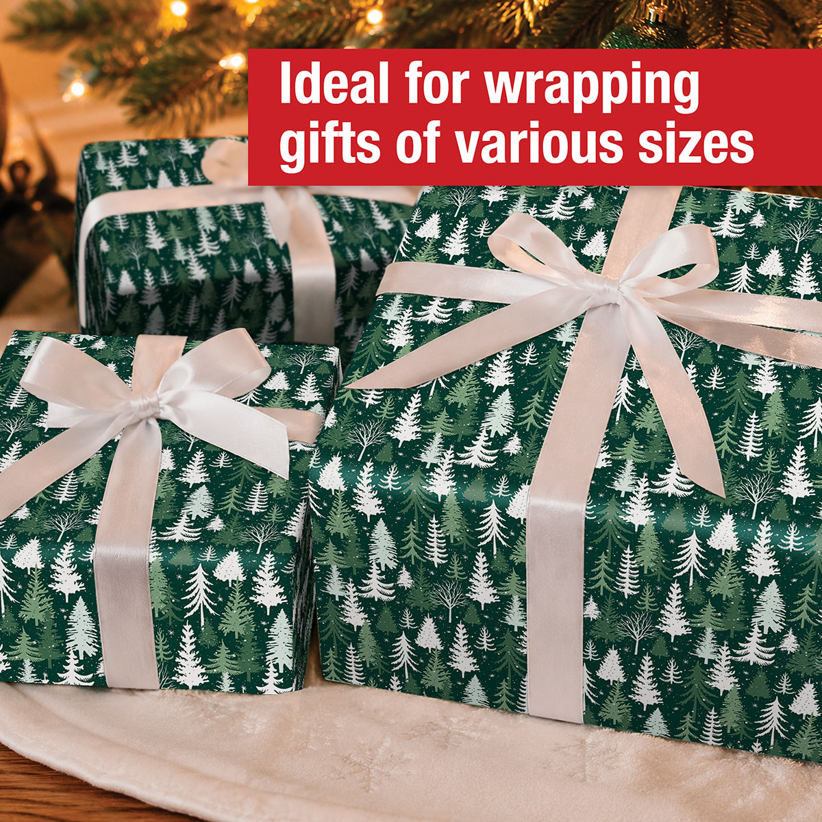 Current Holiday Forest Christmas Wrapping Paper, 23" x 28' photo 7