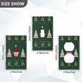 thumbnail image 7 of Yayeee Toggle Light Switch Wall Plate 1-Gang 4.5"x2.7" Home Decorative Outlet Cover, Christmas Santa Hats, 7 of 7