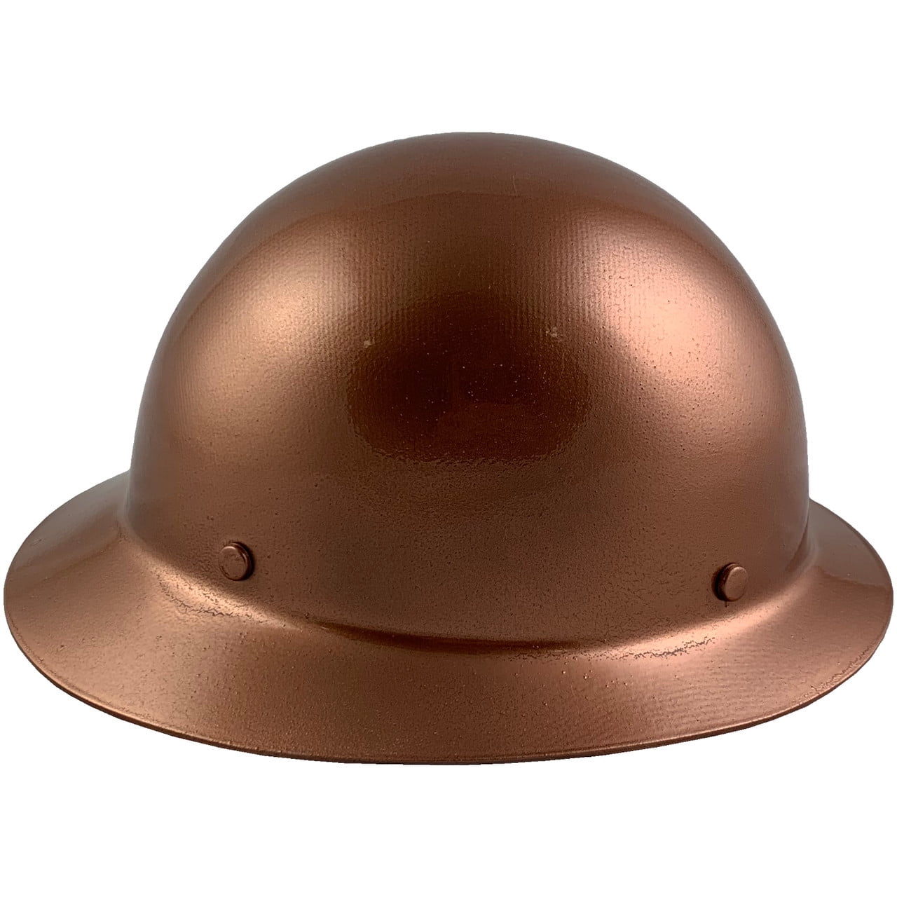 MSA Skullgard Full Brim Hard Hat with FasTrac III Ratchet Suspension - Copper