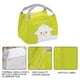 thumbnail image 3 of Bolsa de almuerzo aislada para mujeres y niñas, linda lonchera reutilizable para adultos y hombres, bolsas de almuerzo térmicas a prueba de fugas para el trabajo, la oficina, viajes, escuela, picnic, 3 of 5