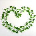 thumbnail image 3 of enqiretly Artificial Leaves Garland Simulation Plant Vine Home Party Wall Hanging Plastic artificial Rattan, 3 of 7