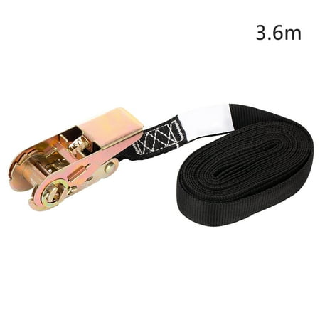 

Luggage Lashing Cargo Strap Canoe 3.6M Tie Down With Buckle Ratchet Belt Durable