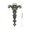 thumbnail image 2 of HEALEEP 2 Pcs Kitchen Cabinet Hinges Zinc Alloy Black Easy Installation For Homeowners, 2 of 8