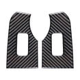 thumbnail image 2 of Real Bright Soft Car Interior Carbon Fiber Sticker Decoration2Pcs Carbon Fiber Rear Window Control Cover Sticker For Acura TSX 2004-08Auto Car Protection Interior Accessories, 2 of 8