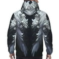 thumbnail image 7 of Sikiie Elegant Feathered Floral Wings Men's Hoodie, Essentials Hoodie, Sweatshirt, Pullover Hooded Sweatshirt for Men-Small, 7 of 7