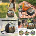 thumbnail image 5 of HELLHERO Alpaca Print School Backpack Set with Lunch Bag Pencil Case Water Bottle Cover, Daisy Print School Bag Rucksack Lightweight Gifts for Kids, 5 of 6