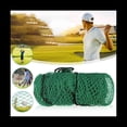 thumbnail image 4 of Golf Practice Net Heavy Duty Netting Rope Border Sports Barrier Training Mesh Golf Training Accessories 2x2Meters,1 x Golf Practice Barrier Net,Green, 4 of 8