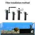 thumbnail image 5 of Aquarium Filter for 40-150 Gal. Tank Crystal 300GPH Biochemical Filtration Powerful Pump Submersible Internal Fish Tank Filters Large Tank Pond Clear Wavemaker Air Supply 4 in 1, 5 of 8
