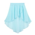 thumbnail image 3 of MSemis Kids Girls Skirt Chiffon Pleated Ballet Lyrical Modern Dance Dress, 3 of 4