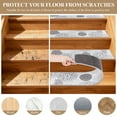 thumbnail image 4 of Carpet Stair Treads Non Slip 15PCS, 8" X 30" Edging Stair Runner for Wooden Steps Indoor, Resistant Stair Rugs with Reusable TPE Adhesive Backing, Residue Free Mat for Kids, Elders, Pets, 4 of 16