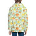 thumbnail image 6 of Pofeuu Tree Palms Lemon Print Teenage Zipper Hoodie Sweatshirts Hooded Casual Jackets With Pocket For Boys Girls-Medium, 6 of 6