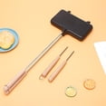 thumbnail image 5 of Sportteer Gas Stoves Sandwich Pan Detachable Sandwich Clamp Long Handle Sandwich Pan Aluminum Alloy Double Pie Cooker Portable Campfire Sandwich Maker Mountain Pie Maker Camping Cookware, 5 of 9
