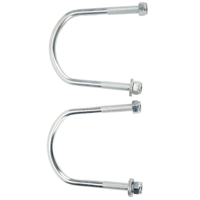 1014902, Parts 2pcs Leaf Spring U Sturdy 4 Nuts Heavy Duty Rustproof for Repair Replacement for DS 1981-Up