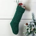 thumbnail image 2 of Vintage Christmas Stockings Large Chunky Knitted Stockings Candy Gifts and Decorations for Family Holiday Christmas Party, 2 of 3